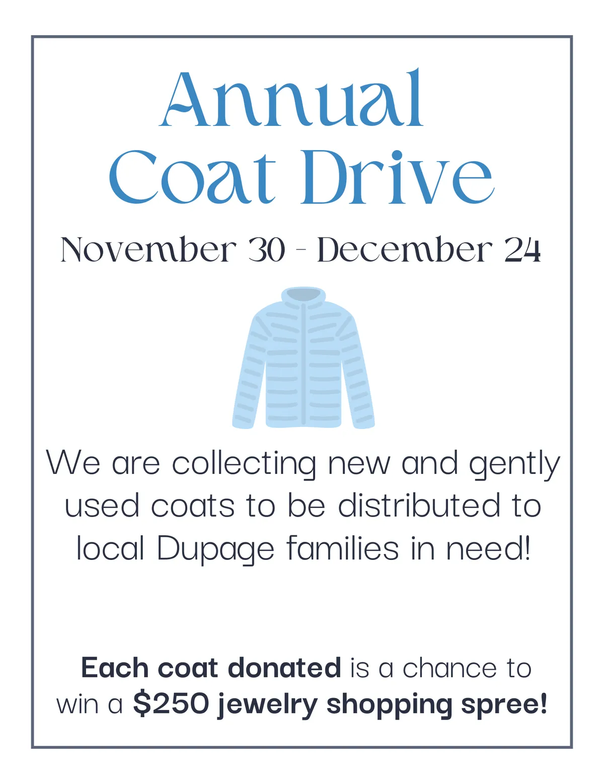 Coat Drive 2024