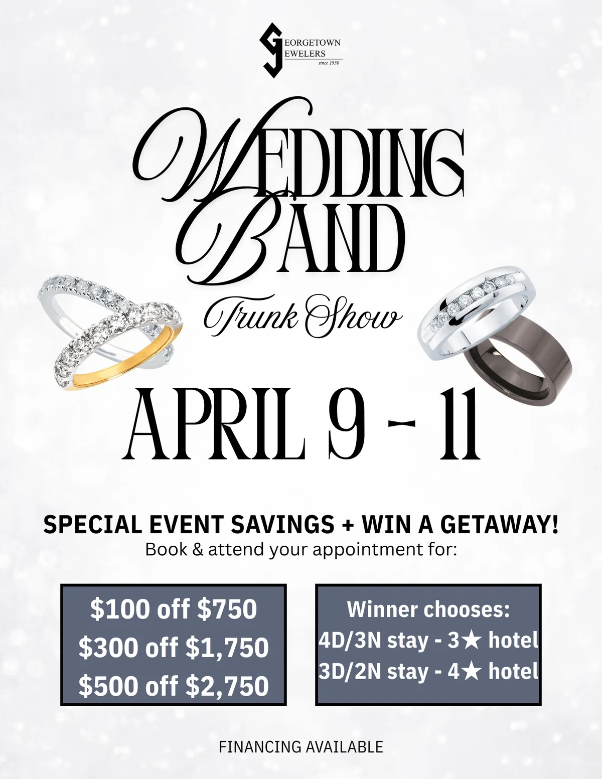 Spring Wedding Band Trunk Show