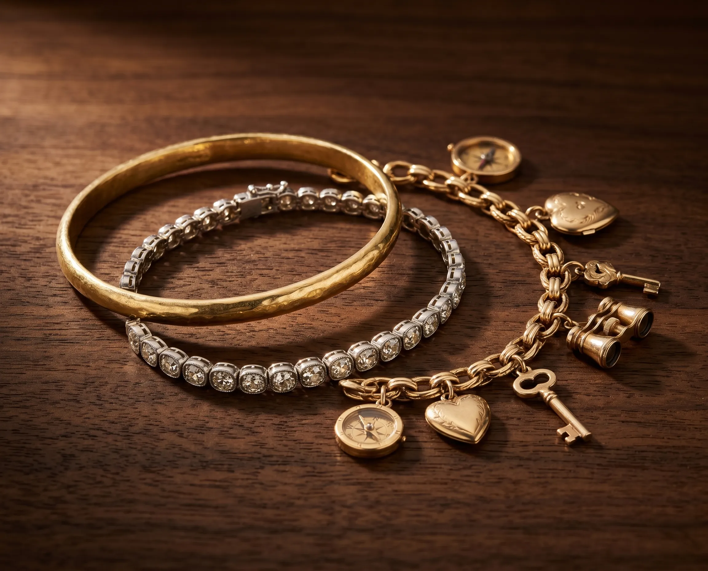 Vintage and estate bracelets at Georgetown Jewelers, Wood Dale, IL
