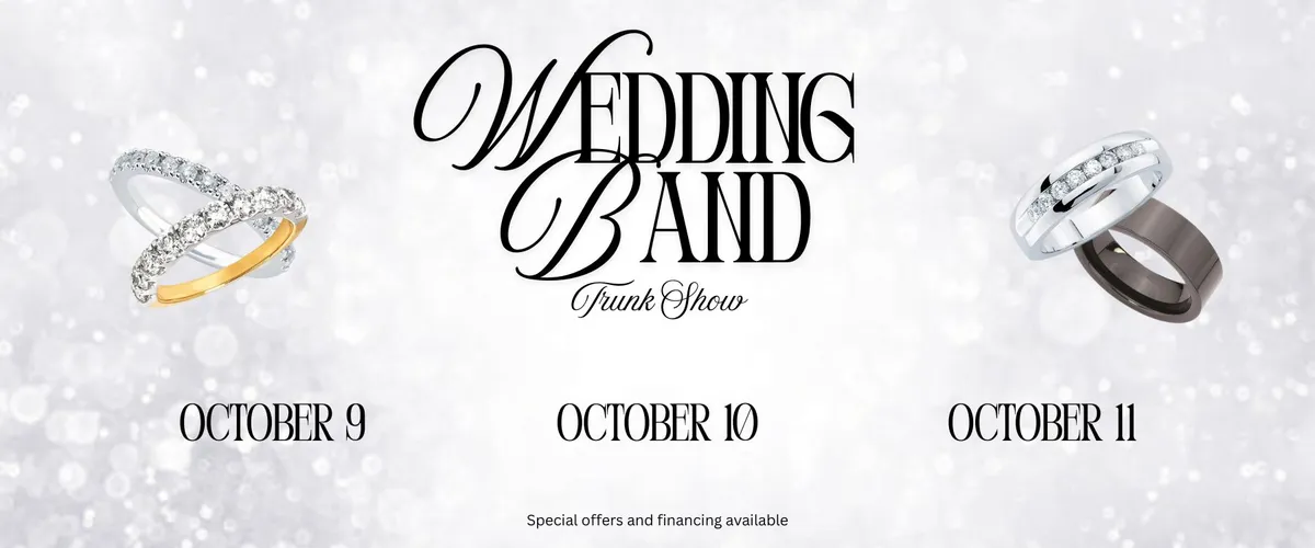 Wedding, Anniversary and Fashion Band Trunk Show