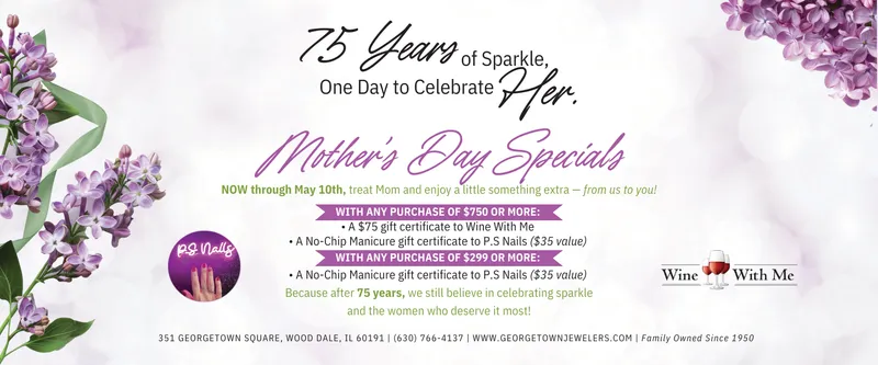 Read article: Georgetown Jewelers Celebrates 75 years!