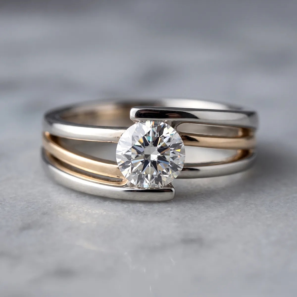 Build an engagement ring at Georgetown Jewelers, Wood Dale, IL.