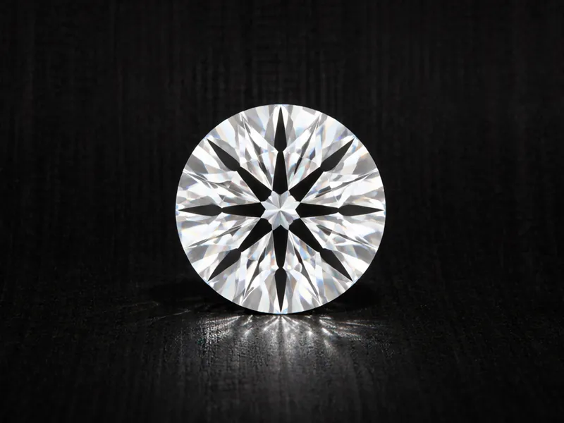 A diamond sitting in a laboratory