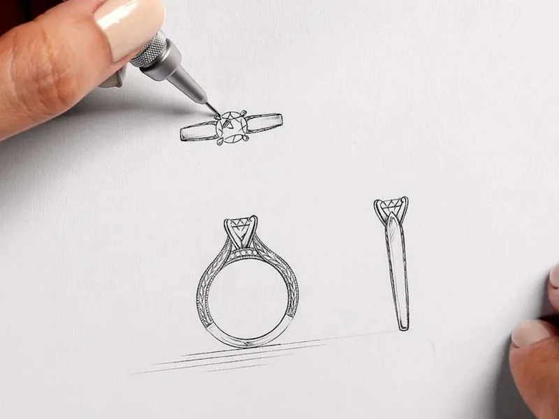 start fromscratch Bring us a sketch, a picture, an Instagram post, or your idea and let us bring it to life. Goldmart Jewelers R
