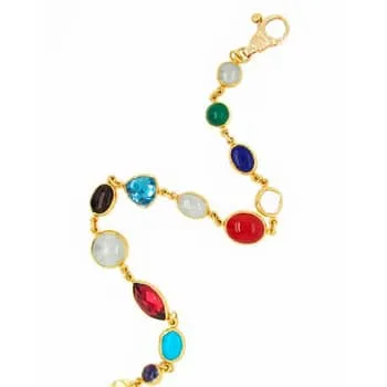 Colored Stone Bracelet