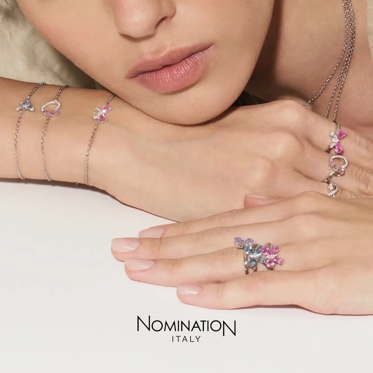 Nomination necklaces, earrings and rings available to special order at Gray's Jewelers Bespoke