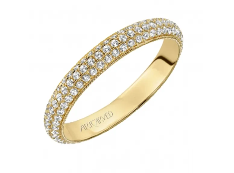 Grogan Jewelers Franklin, TN gold and diamond wedding bands.