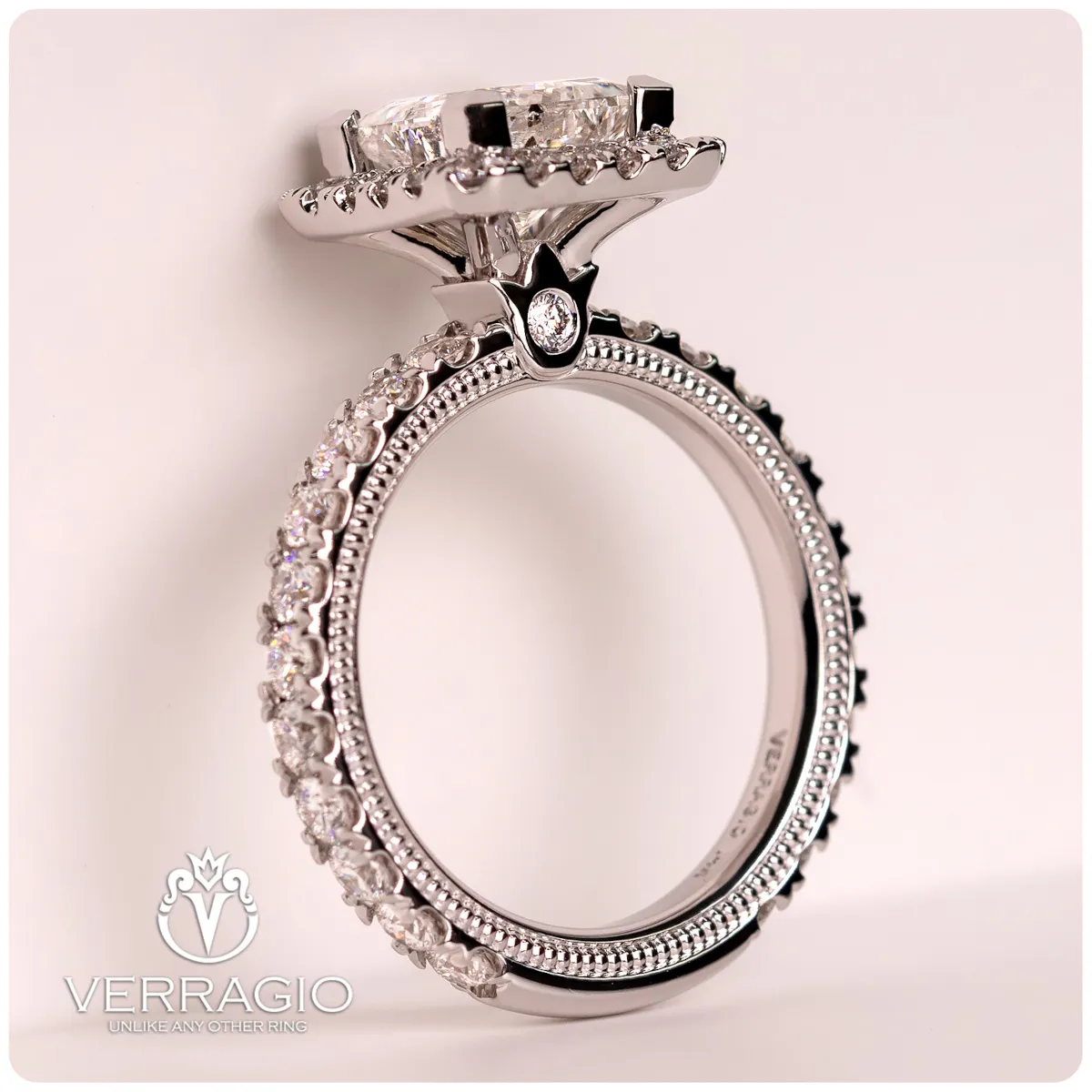 Pave Pave settings are on the rise in popularity, and it is easy to see why. The ring setting contains inlaid .05 to .2 carat ge