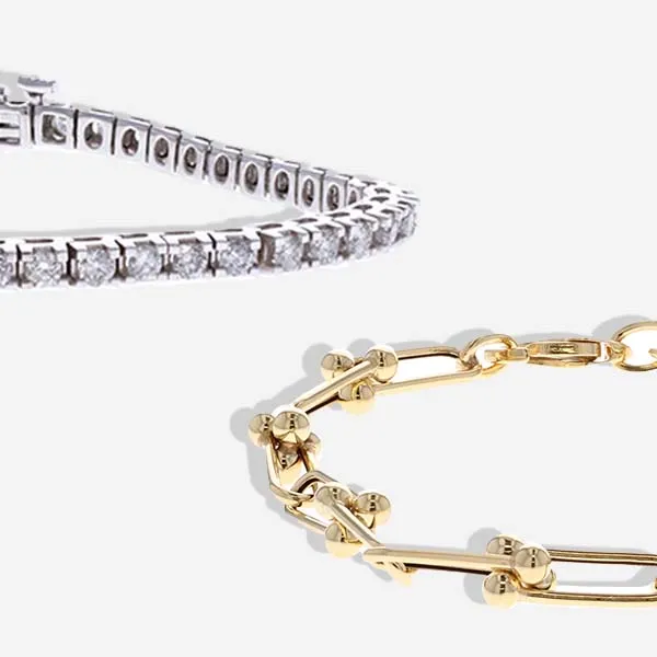 White gold diamond tennis bracelet 