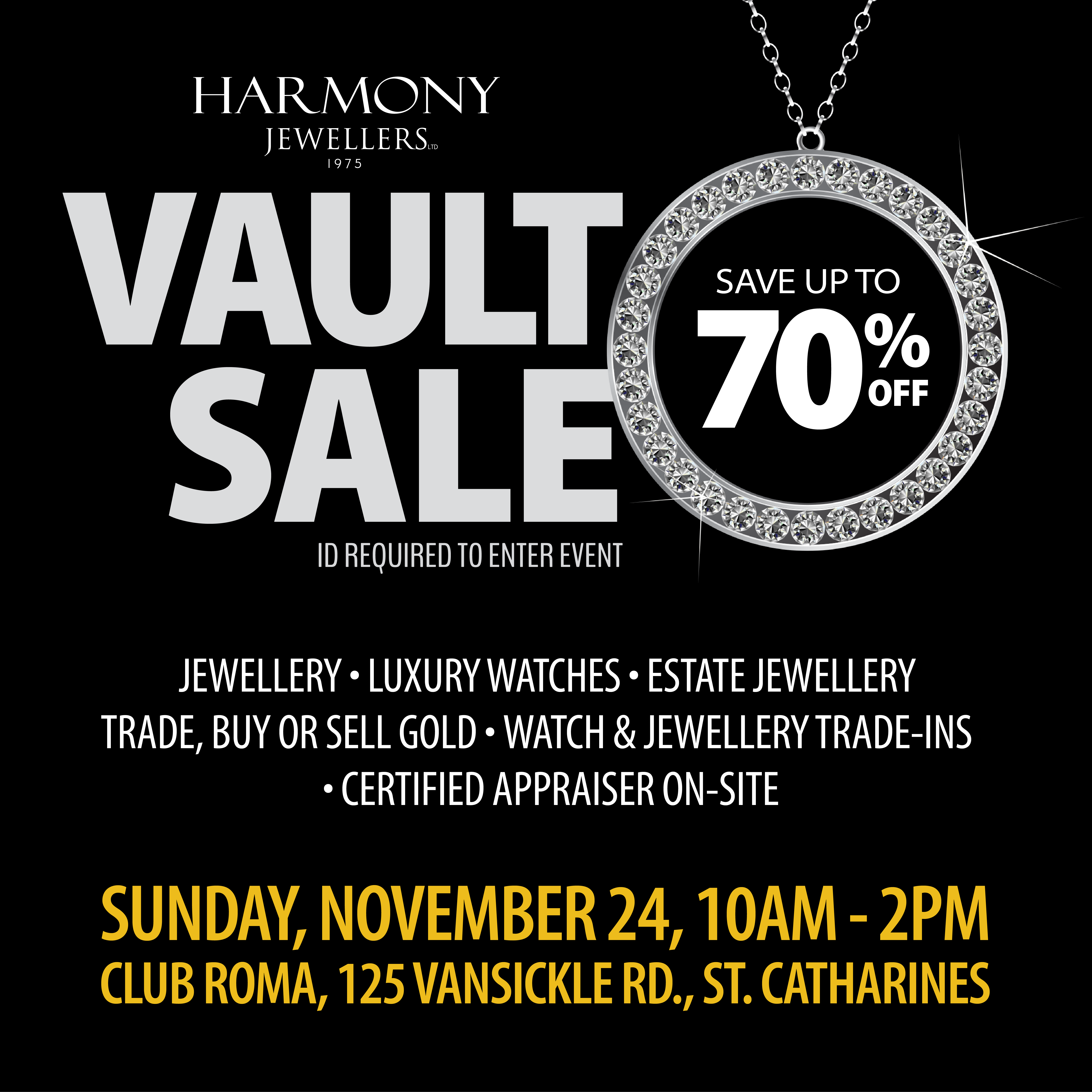 Vault Sale: Club Roma, St.Catharines