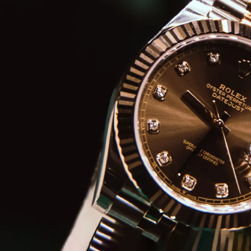 Shop Pre-Owned Luxury Watches including used Rolex, Omega, Brietling, Cartier, Oris, and Panerai