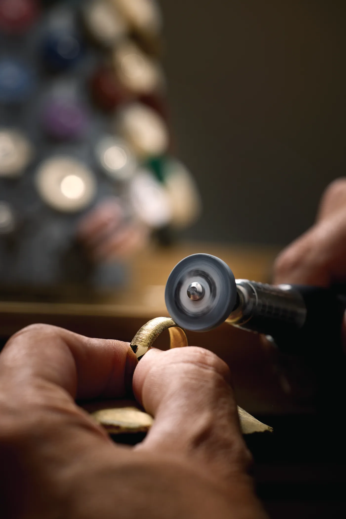 Scratch removal  Harris Jeweler Troy, OH