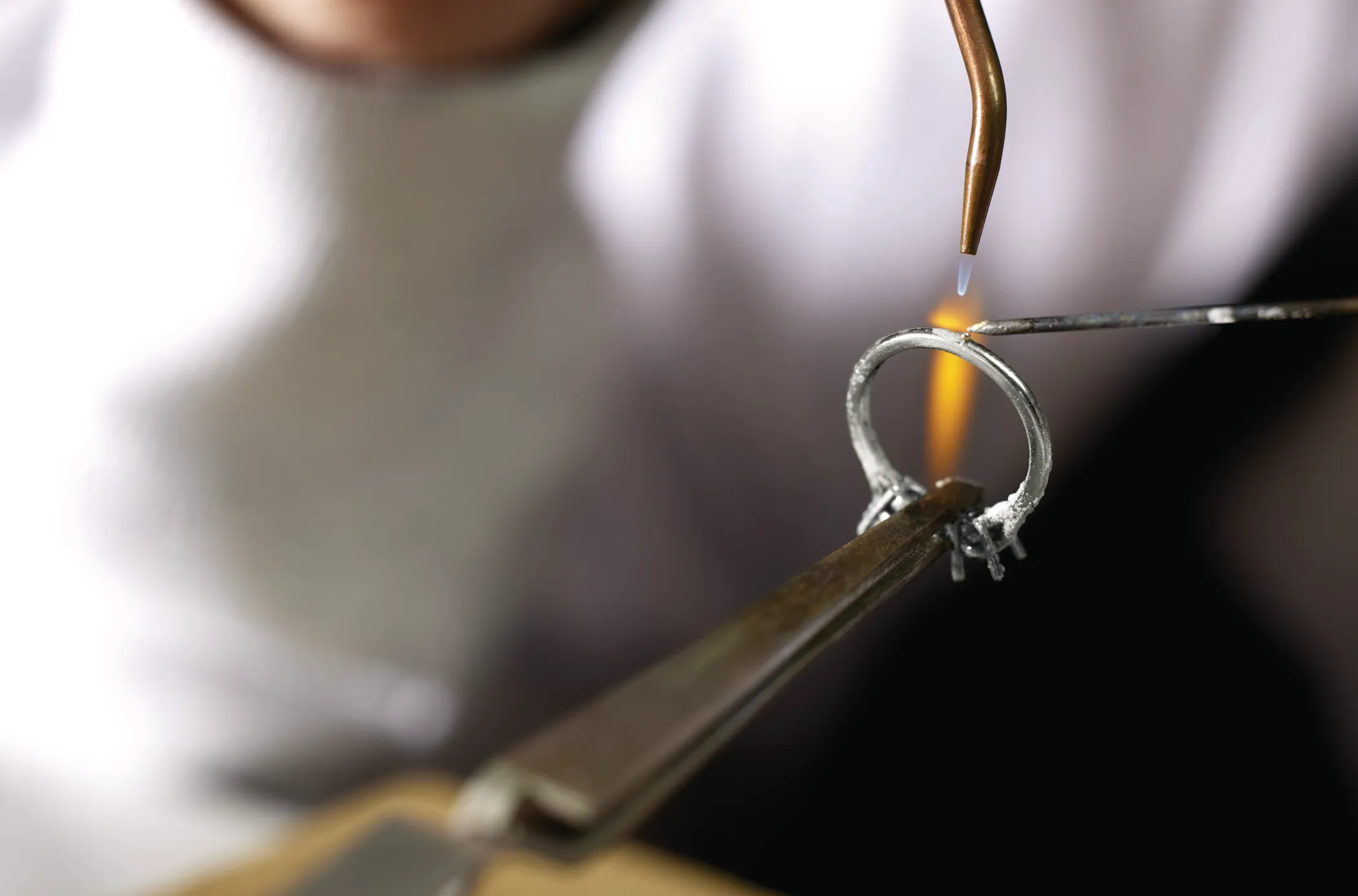 Ring Resizing/soldering  Harris Jeweler Troy, OH