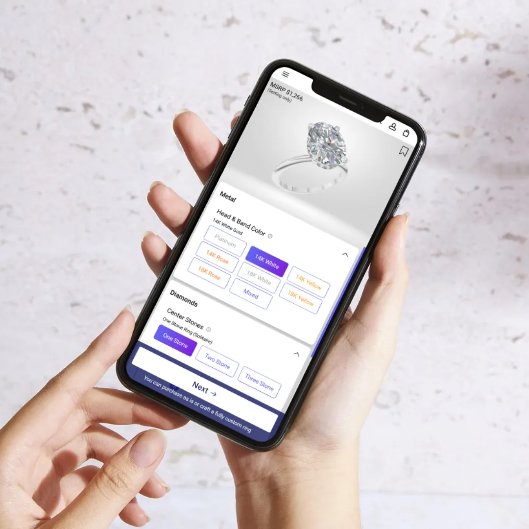 Design your custom engagement ring at Harris Jeweler Troy, OH