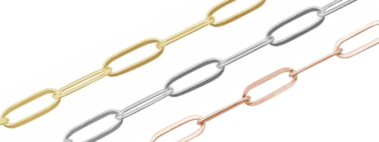 14kpaperclip1.95mm $35 per inch Harris Jeweler Troy, OH