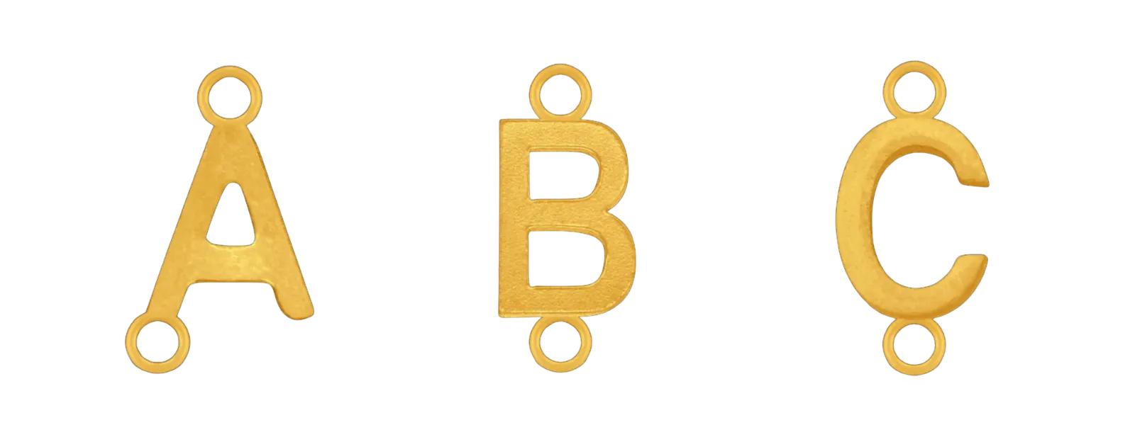 14k Initialcharms $99 each Harris Jeweler Troy, OH