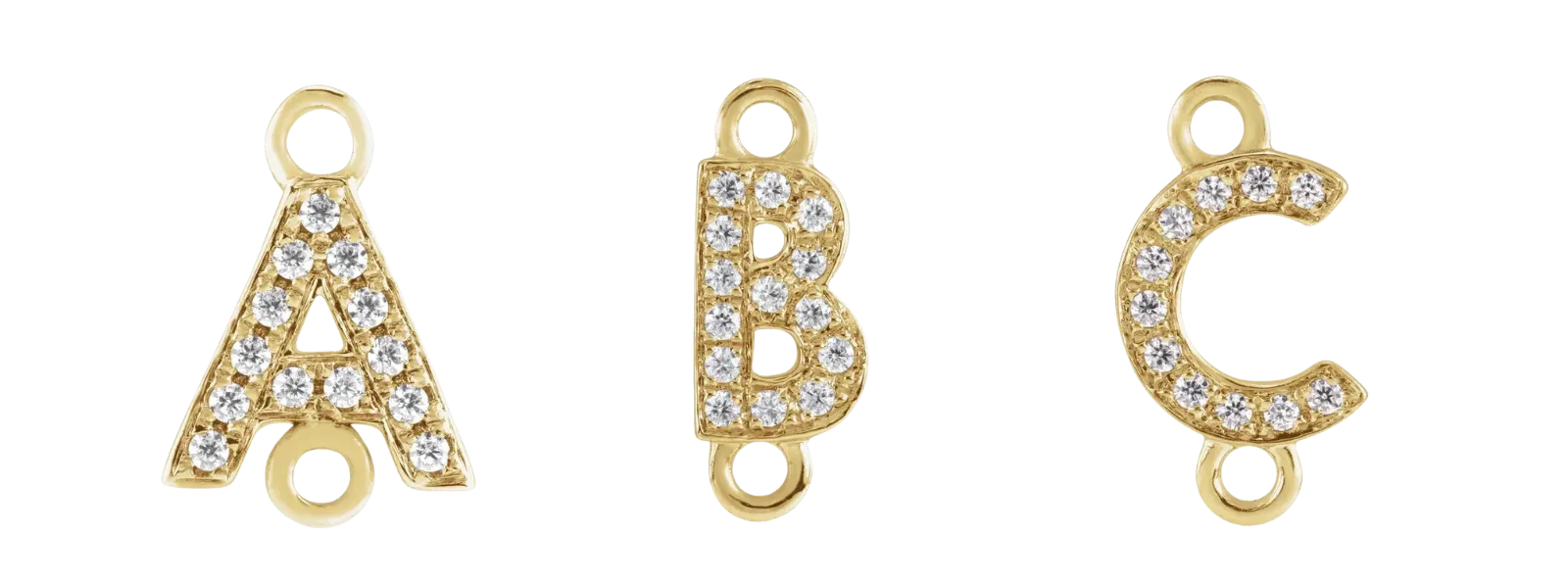 14Kdiamondinitial $149 each Harris Jeweler Troy, OH