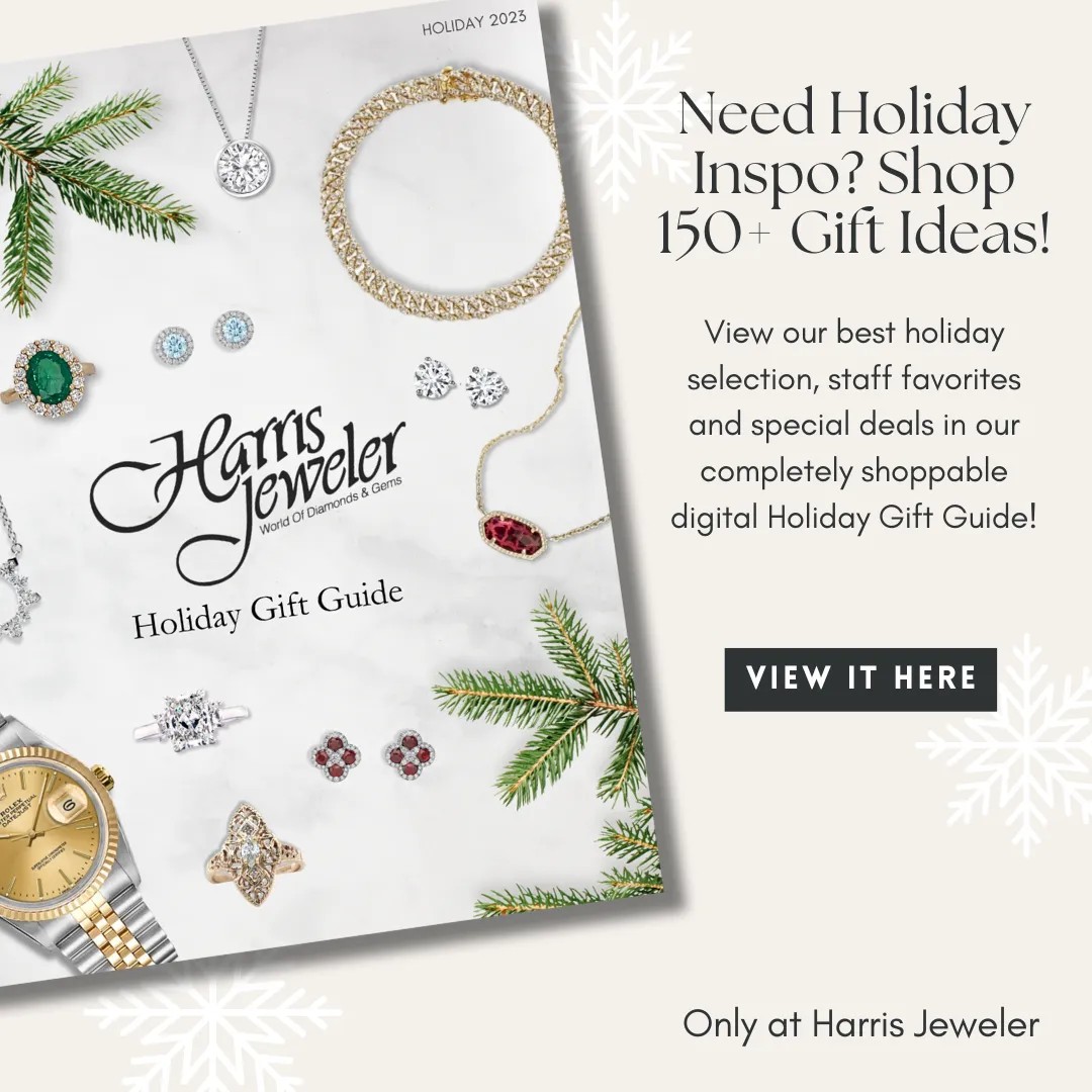 Shop over 150 holiday gift ideas with the Harris Jeweler Holiday Gift Guide!