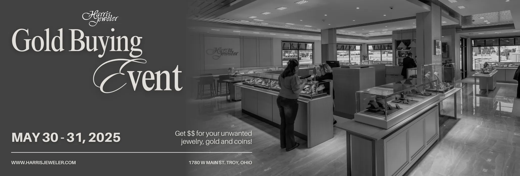 Gold Buying Event Harris Jeweler Troy, OH