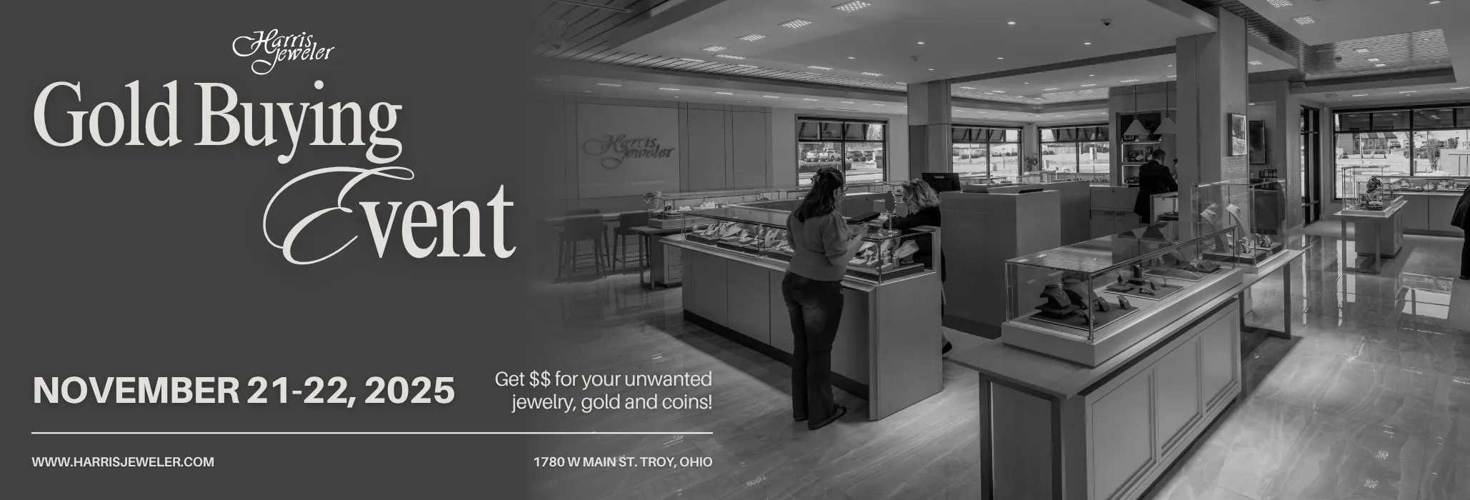 Gold Buying Event Harris Jeweler Troy, OH