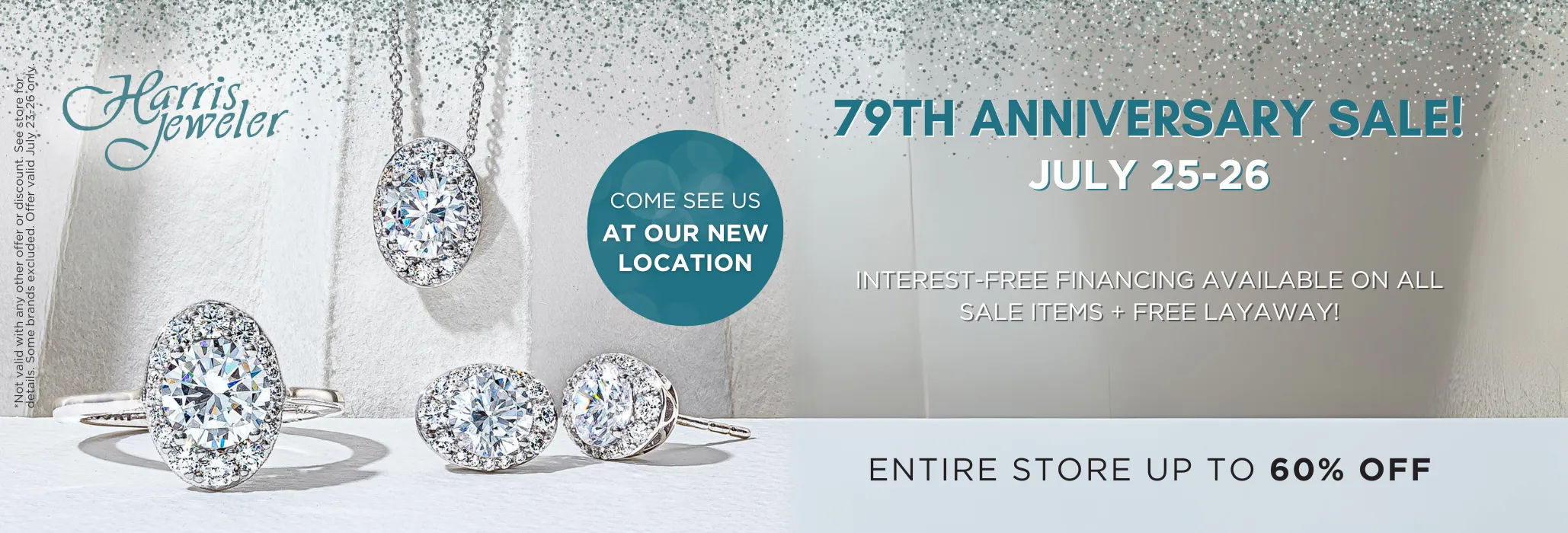 79 Anniversary Sale. Harris Jeweler Troy, OH