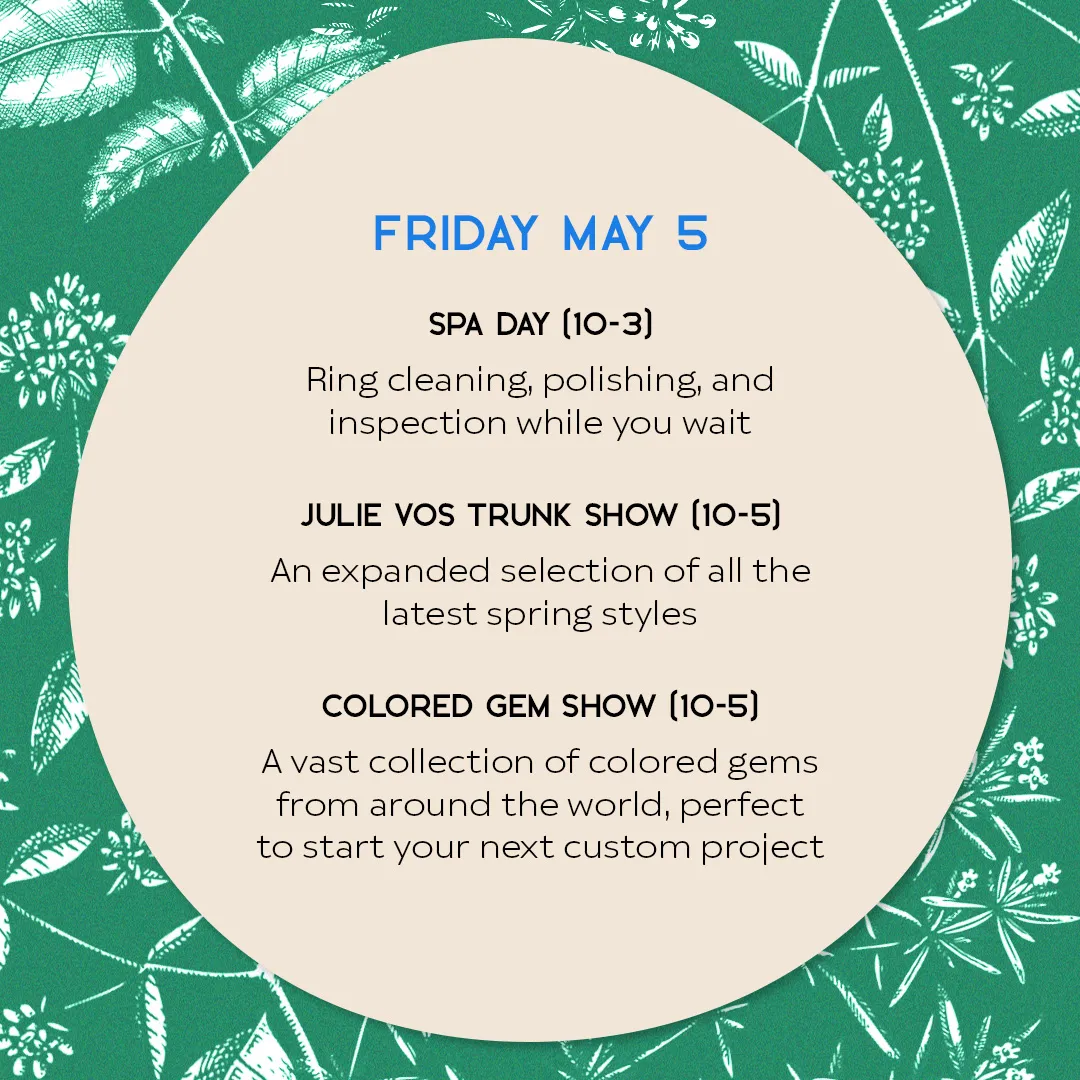 Ring in Spring Weekend: May 5 & 6