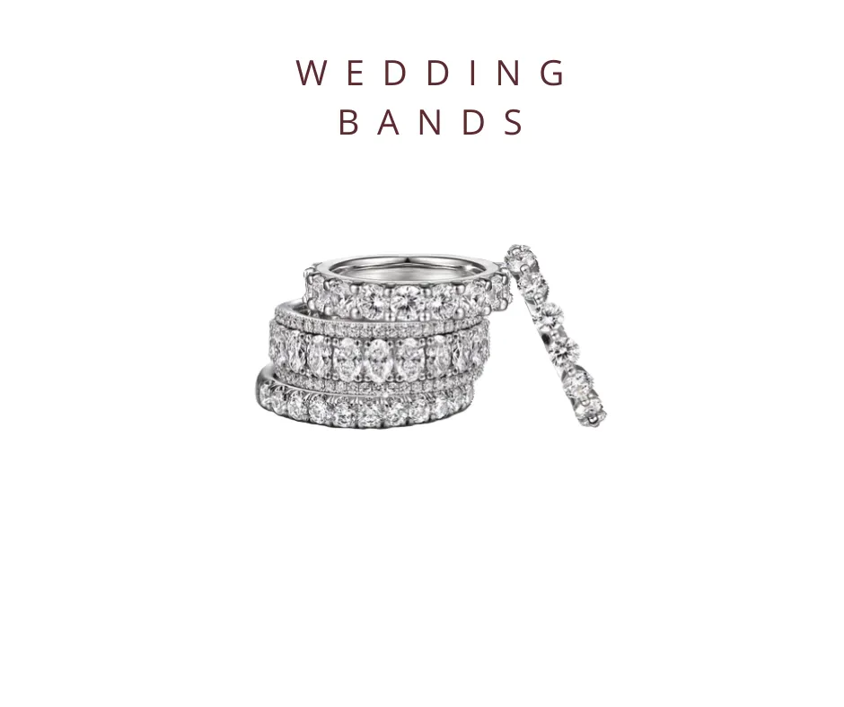 Shop men's and women's wedding bands at Hingham Jewelers, serving the entire South Shore including Norwell, Cohasset
