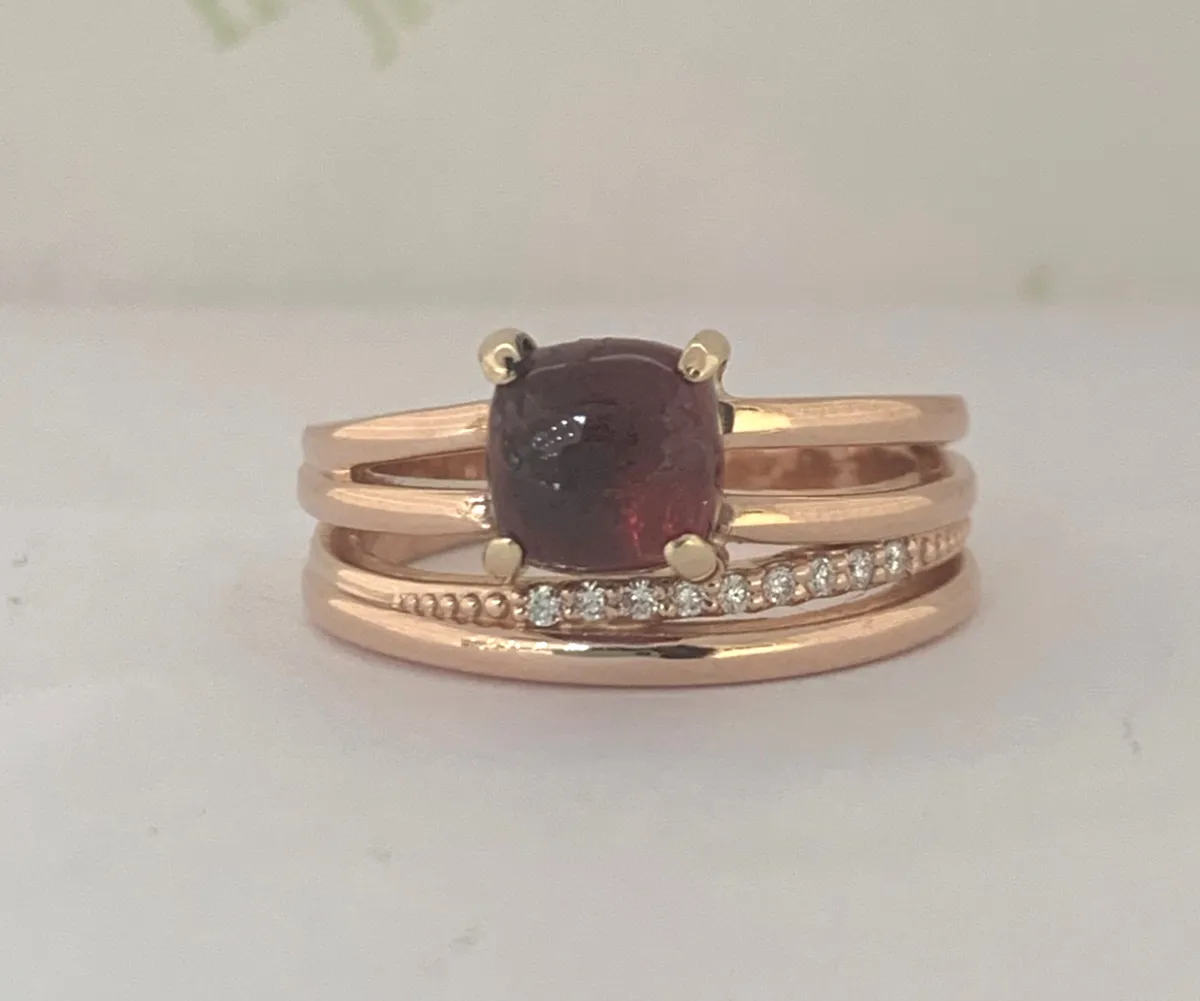 Rose Gold Ring Created as a Stacking Solution