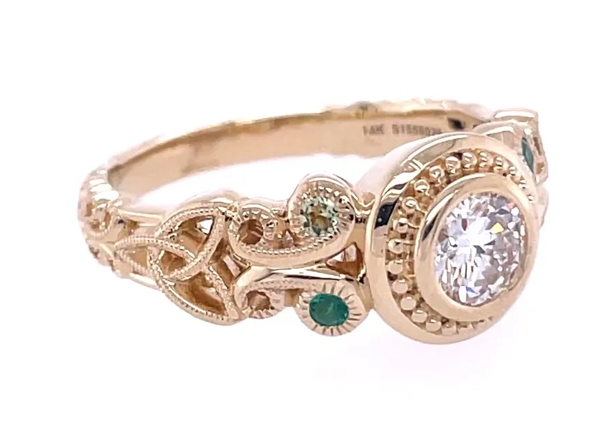 Celtic Inspired Ring Replaces Original Engagement Ring