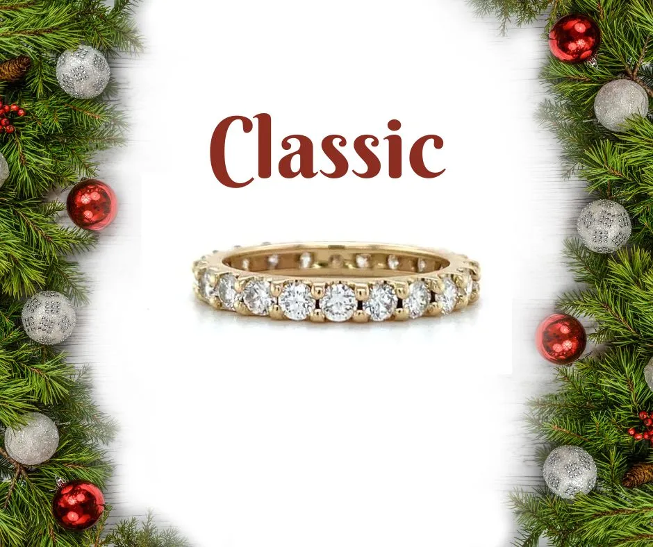 Hingham Jewelers holiday gift guide: browse our selection of classic wedding and anniversary bands.