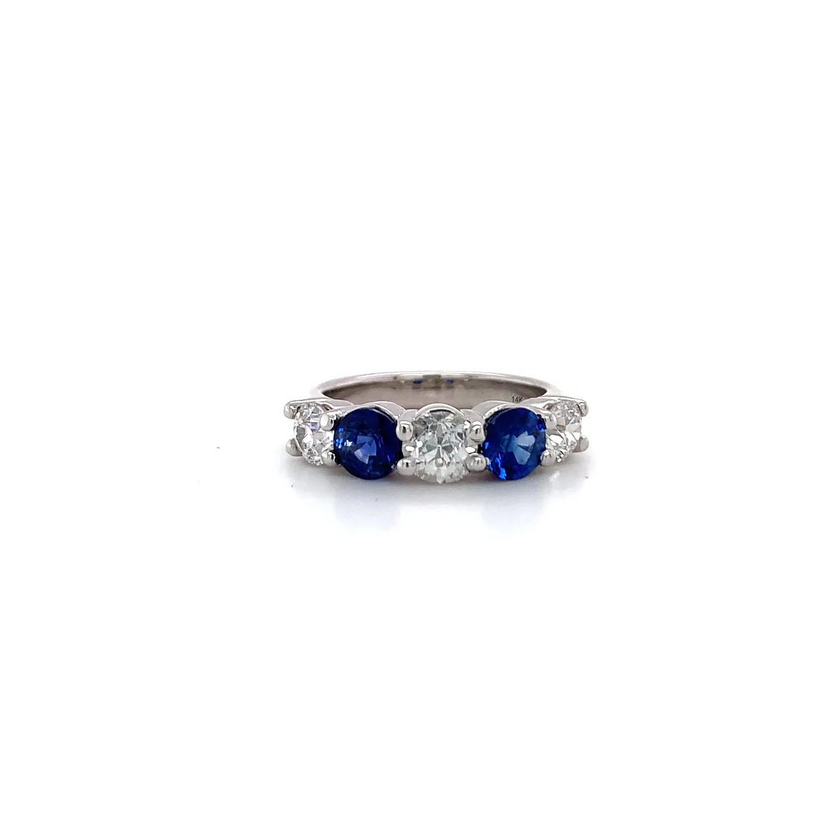 Sapphire Band Created from Family Heirloom