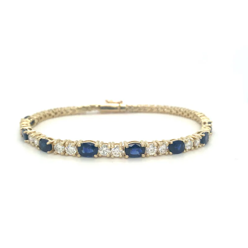 Grandmother's Sapphire & Diamond Bracelet Transformed