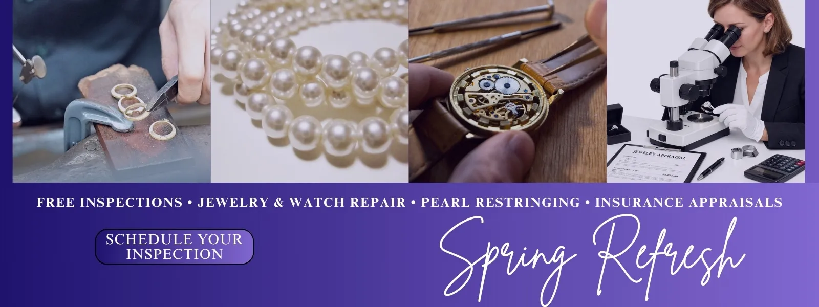 Jewelry Inspections, Watch Repair, Insurance Appraisal Hopman Jewelers