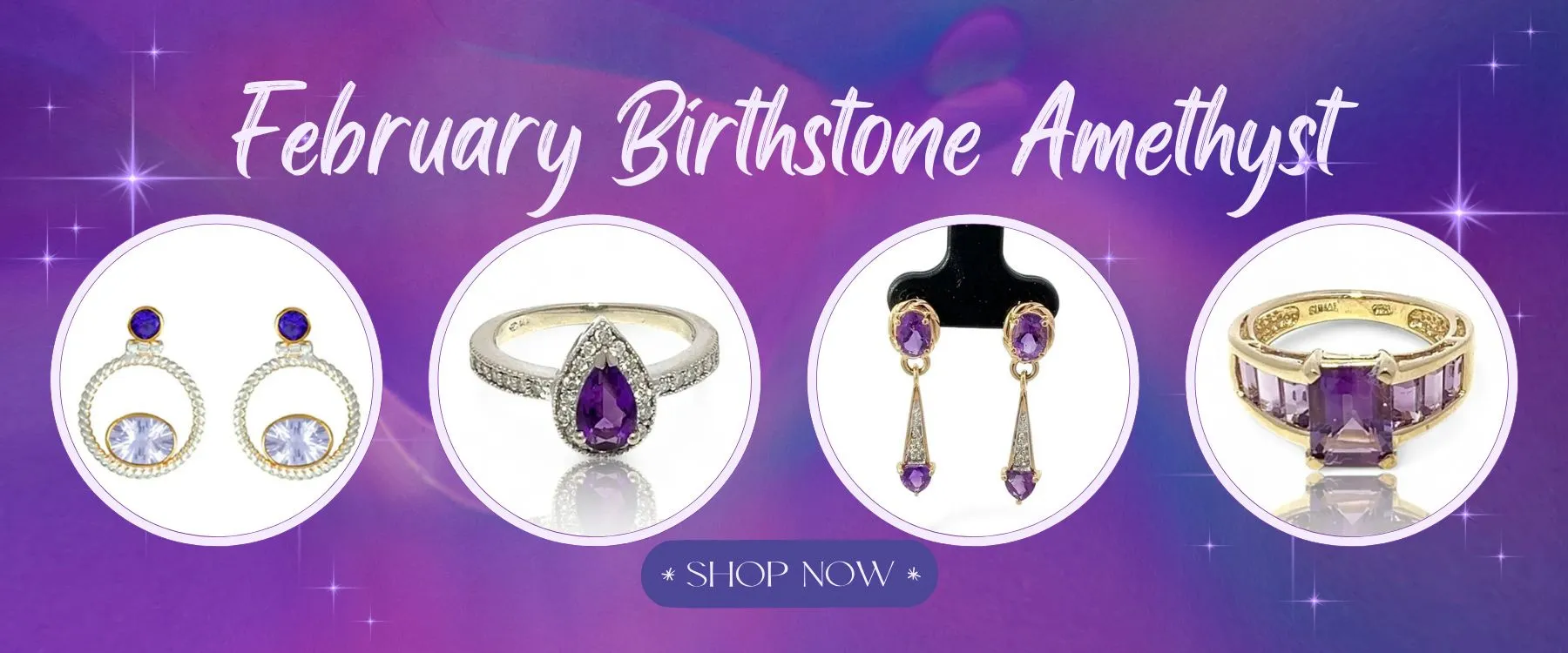 February Birthstone Amethyst