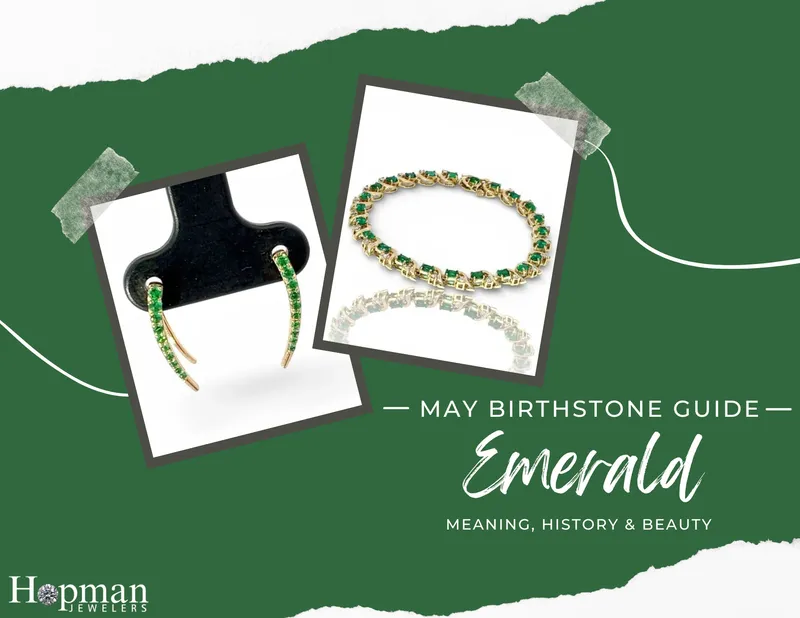 Read article: May Birthstone Guide: The Meaning, History & Beauty of Emerald Jewelry in Elkhar