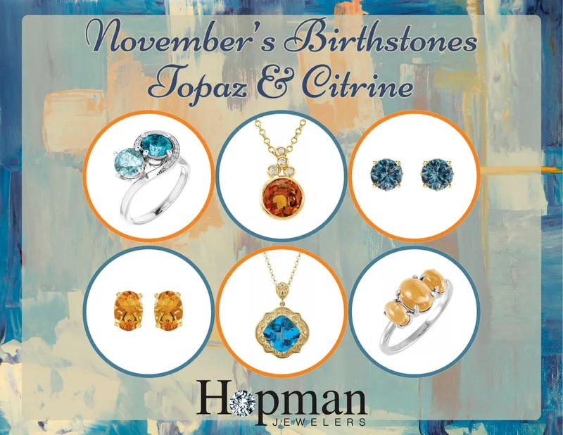 Read article: What Makes November&#8217;s Birthstones - Topaz and Citrine - So Special?