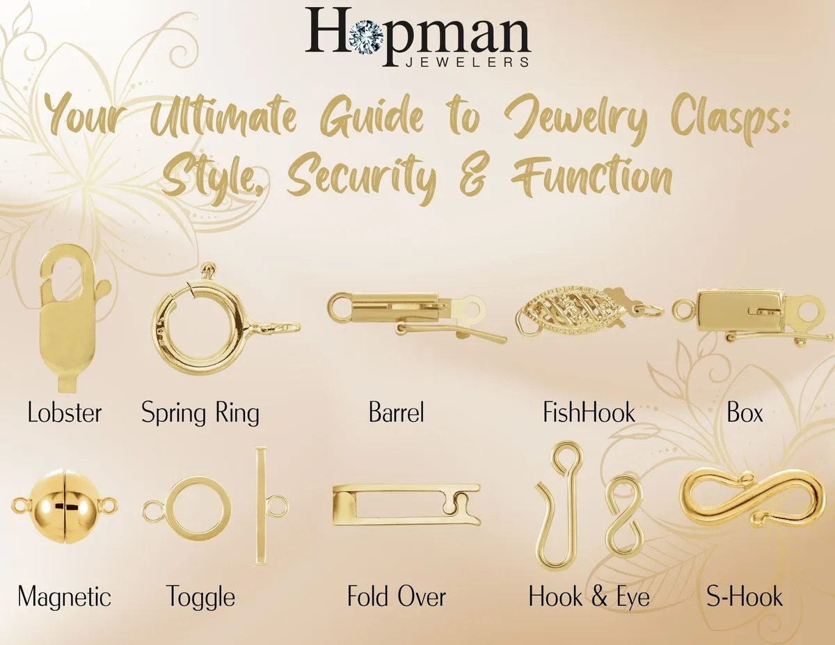 Your Ultimate Guide to Jewelry Clasps: Style, Security & Function