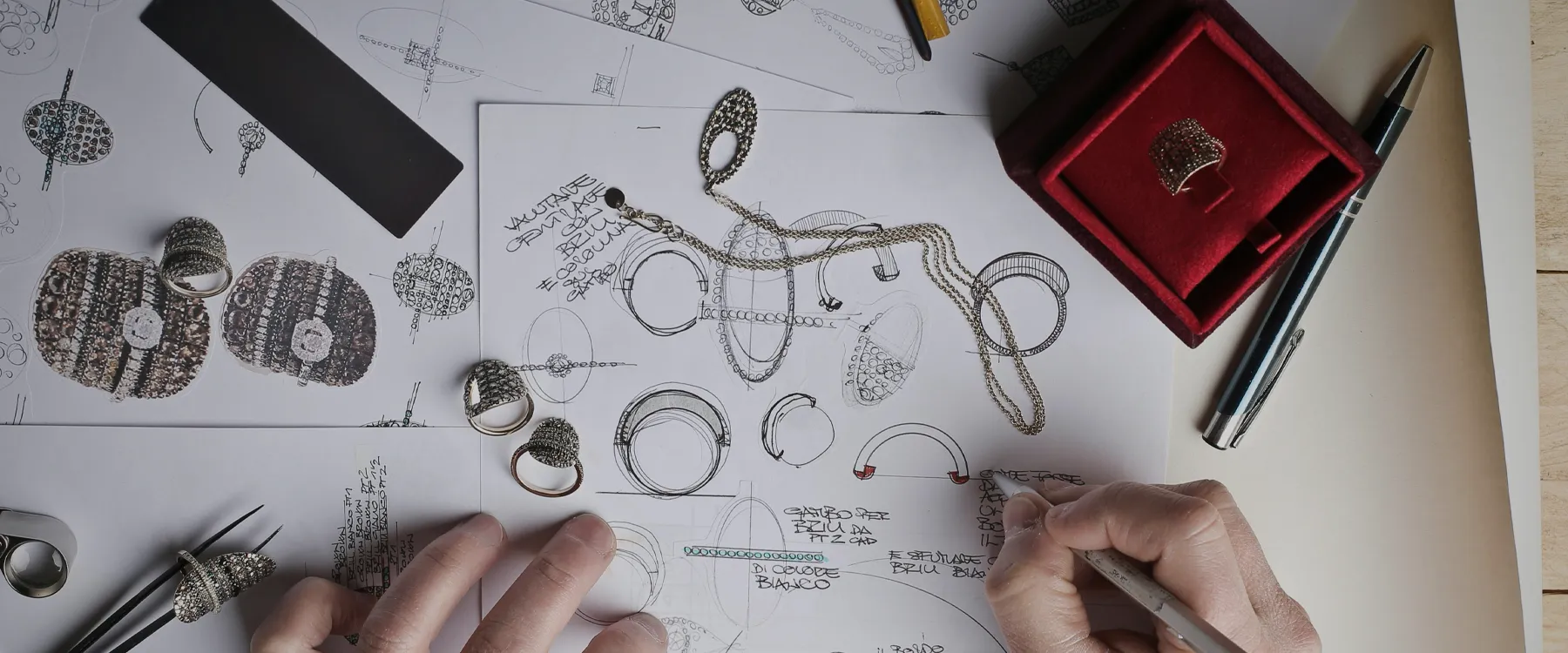 Custom Design Design the jewelry piece of your dreams with a little help from our custom design team and add a unique touch to your daily ensemble. Hopman Jewelers Elkhart, IN