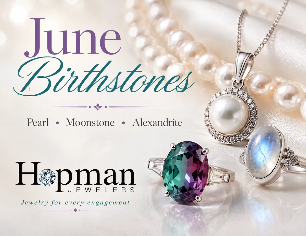 What Are the June Birthstones? A Guide to Pearls, Alexandrite and Moonstone