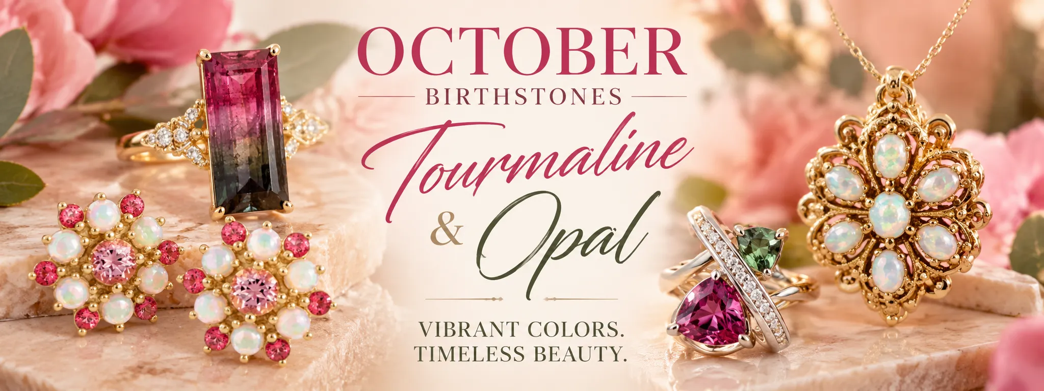 October Birthstone Tourmaline & Opal Hopman Jewelers