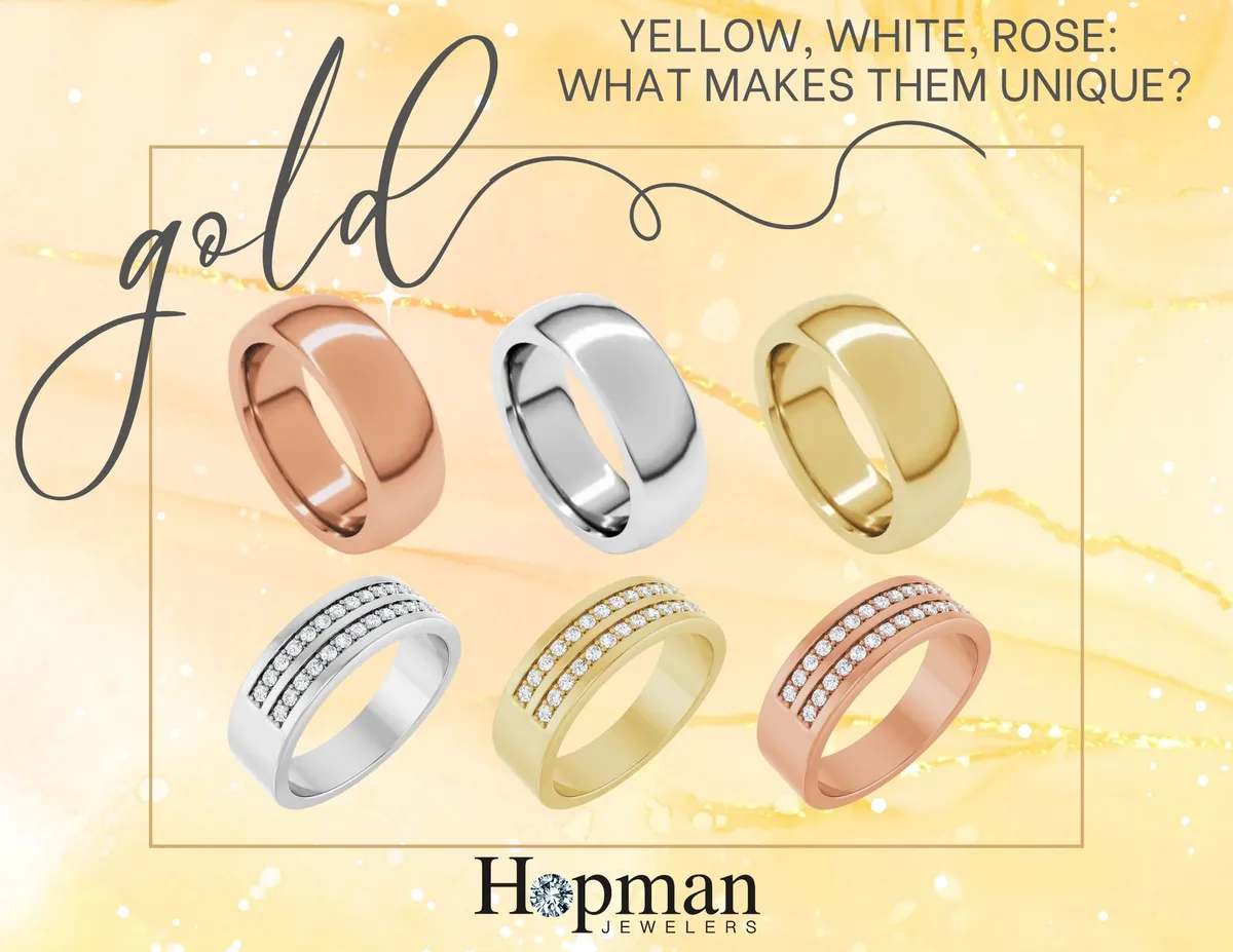 Read article: Yellow, White, and Rose Gold: What Makes Them Unique?