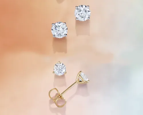 Diamond Stud Earrings Collection