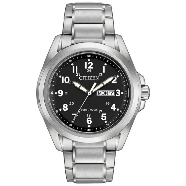 Men's Watches: CITIZEN Eco-Drive Garrison Weekender Stainless Steel