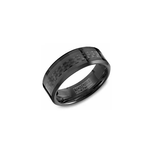 Premium Black Ceramic Men's Wedding Bands