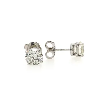 Elevate your look with sparkling diamond stud earrings