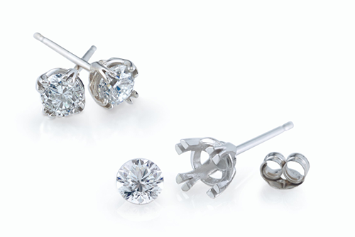 Sparkling diamond earrings for timeless elegance