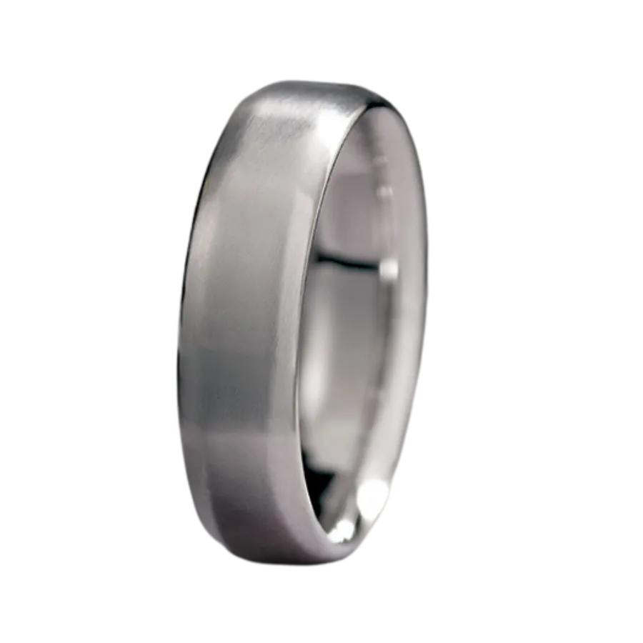 Platinum men’s wedding bands for the modern groom
