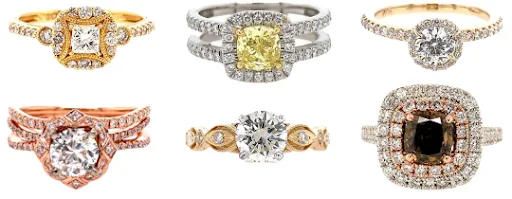 unique styles of engagement rings