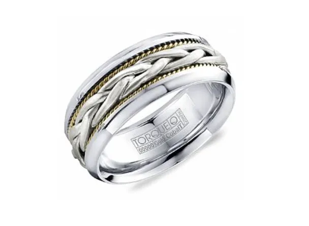 Sleek and modern wedding band