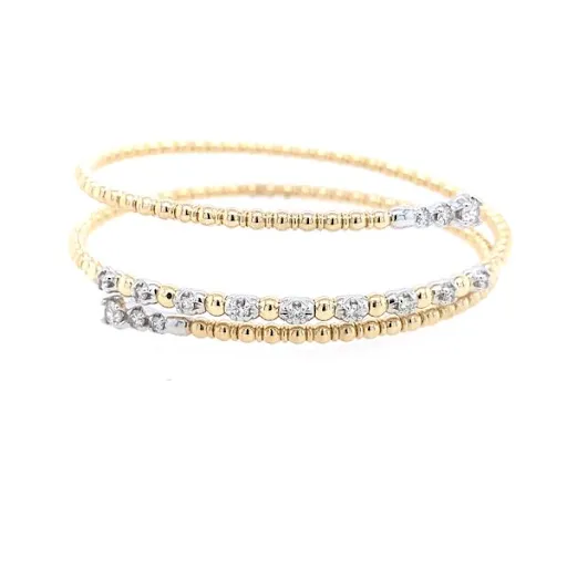 Elegant Gold Fine Jewelry Bracelet on Display 